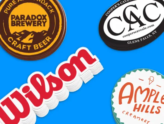 Custom Stickers for branding and promotion